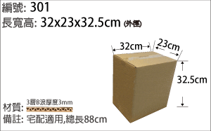 301紙箱，產品出貨包裝，小物收納