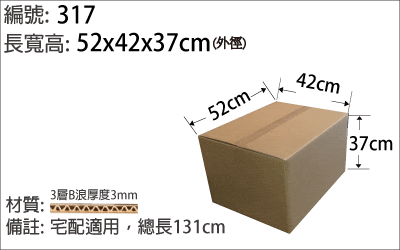 317紙箱，A4大小適用，紙張文具裝箱