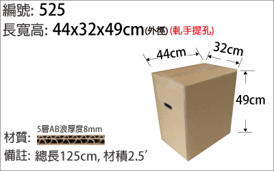 手提孔紙箱，包裝物品，寄貨用，維修用紙箱