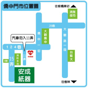 新北市板橋區紙箱販賣店地圖