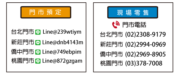 聯絡我們門市部門