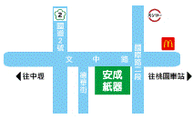 桃園中壢紙箱專賣店地圖